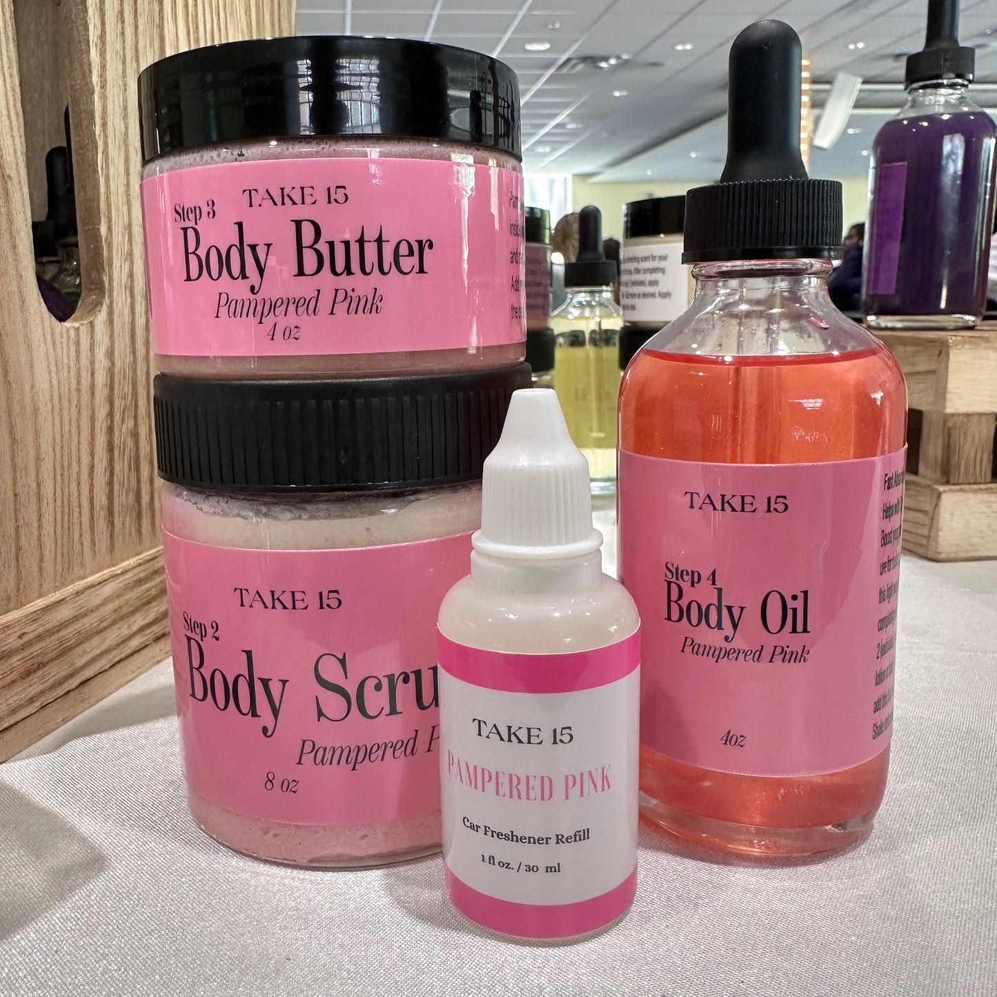 Pink Sugar Crystals Body Oil