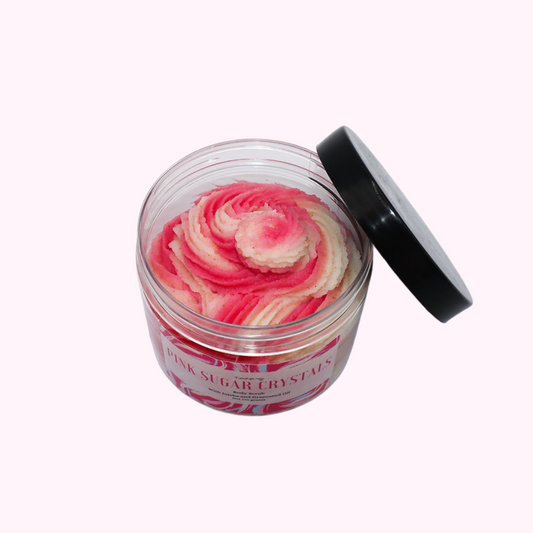 Pink Sugar Crystals Body Scrub