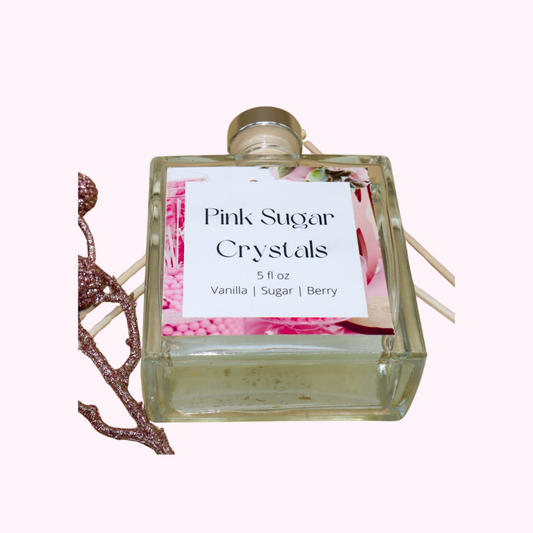 Pink Sugar Crystals Reed Diffuser