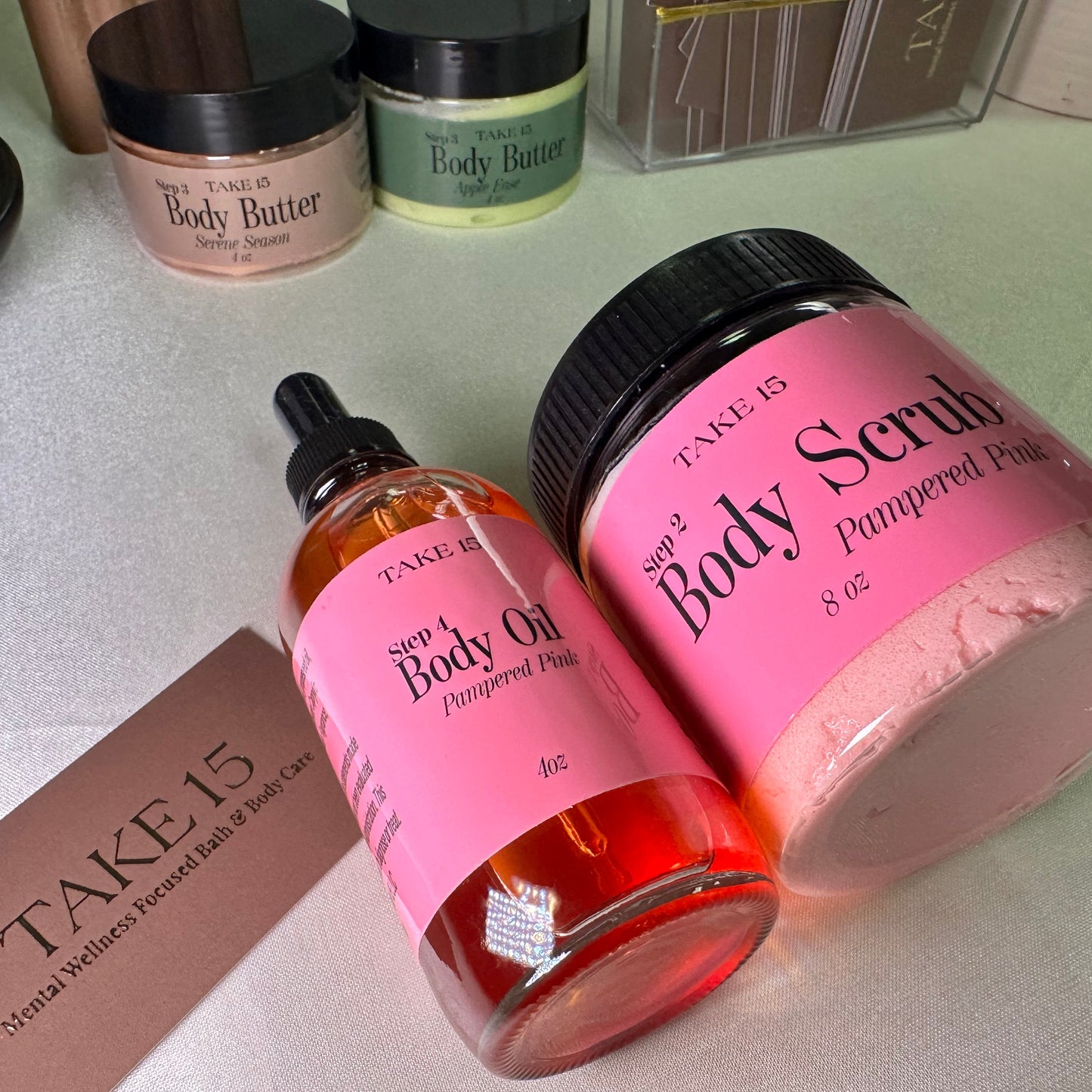Pink Sugar Crystals Body Oil