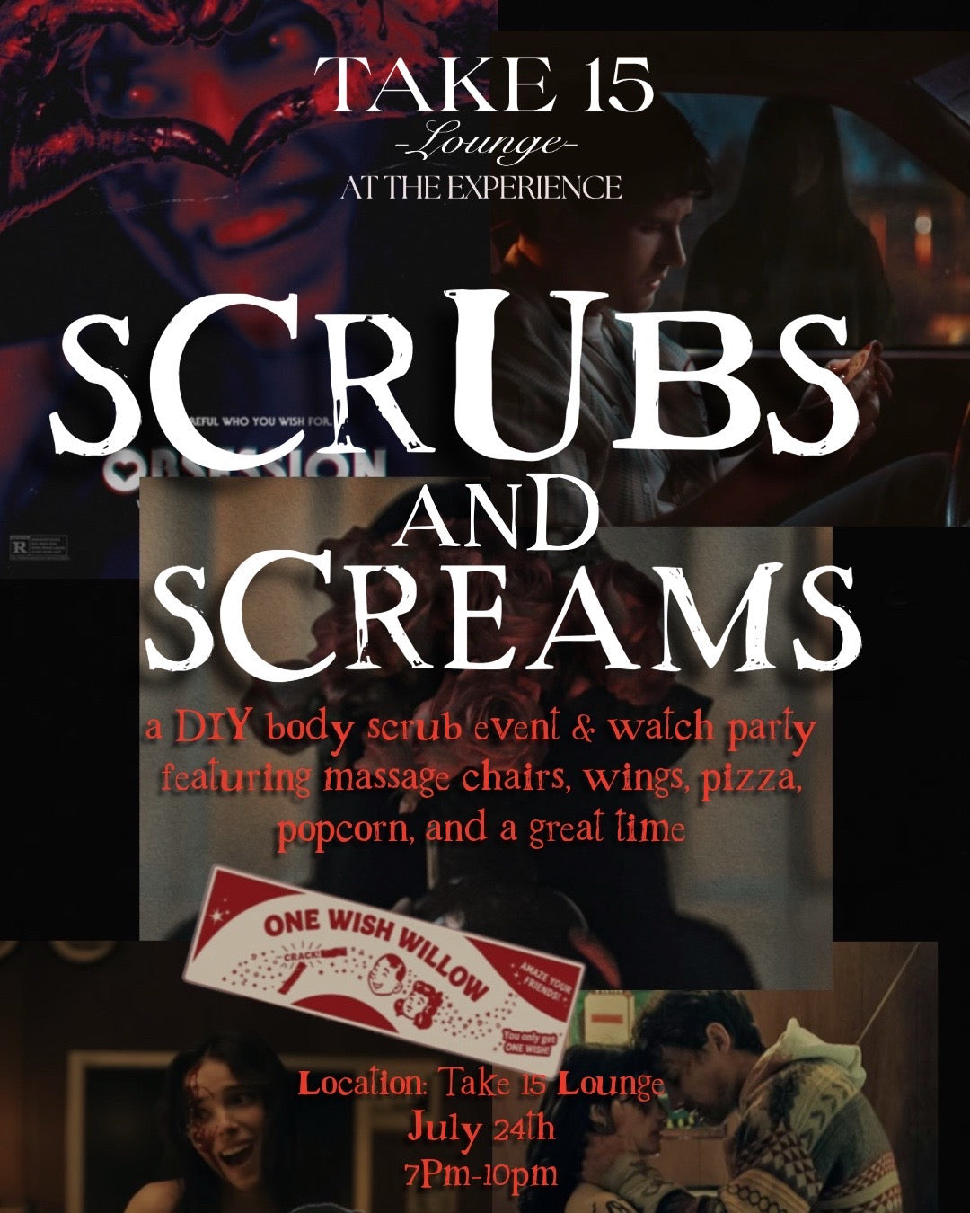 Scrubs & Screams : Obsession Watch Party
