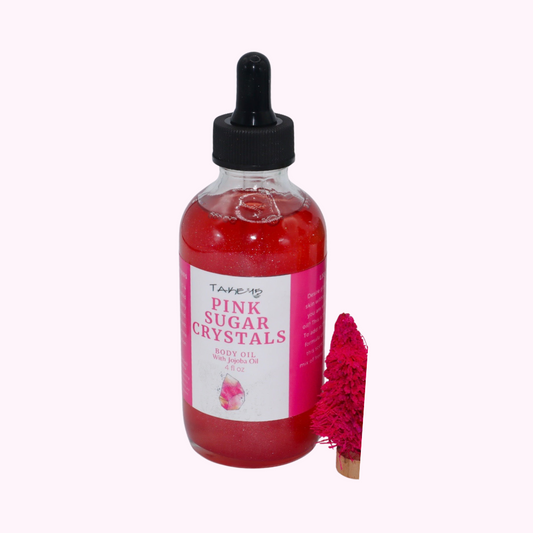 Pink Sugar Crystals Body Oil