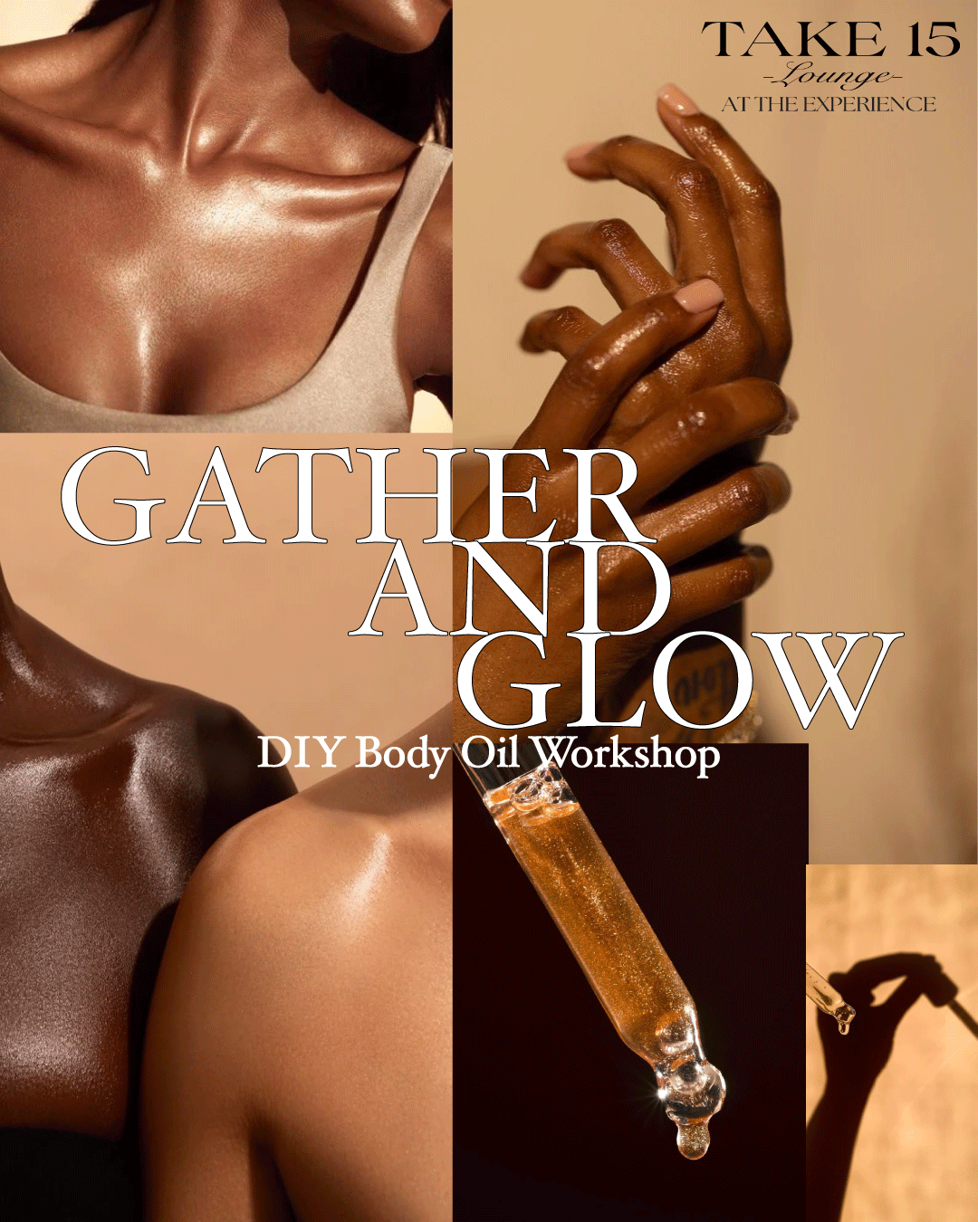 Gather and Glow DIY Body Oil Event 7/25 6PM - 8PM